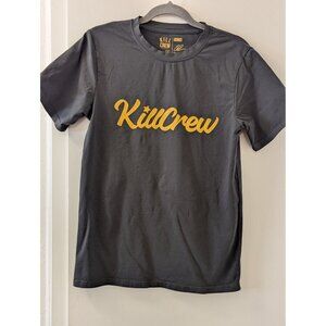 Kill Crew Porrada Series Vol. 1 T-Shirt S  Black With Yellow Logo  90% Cotton